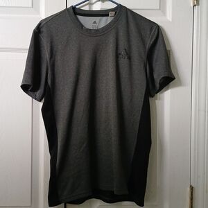 Adidas  gray black climacool shirt  Sz M